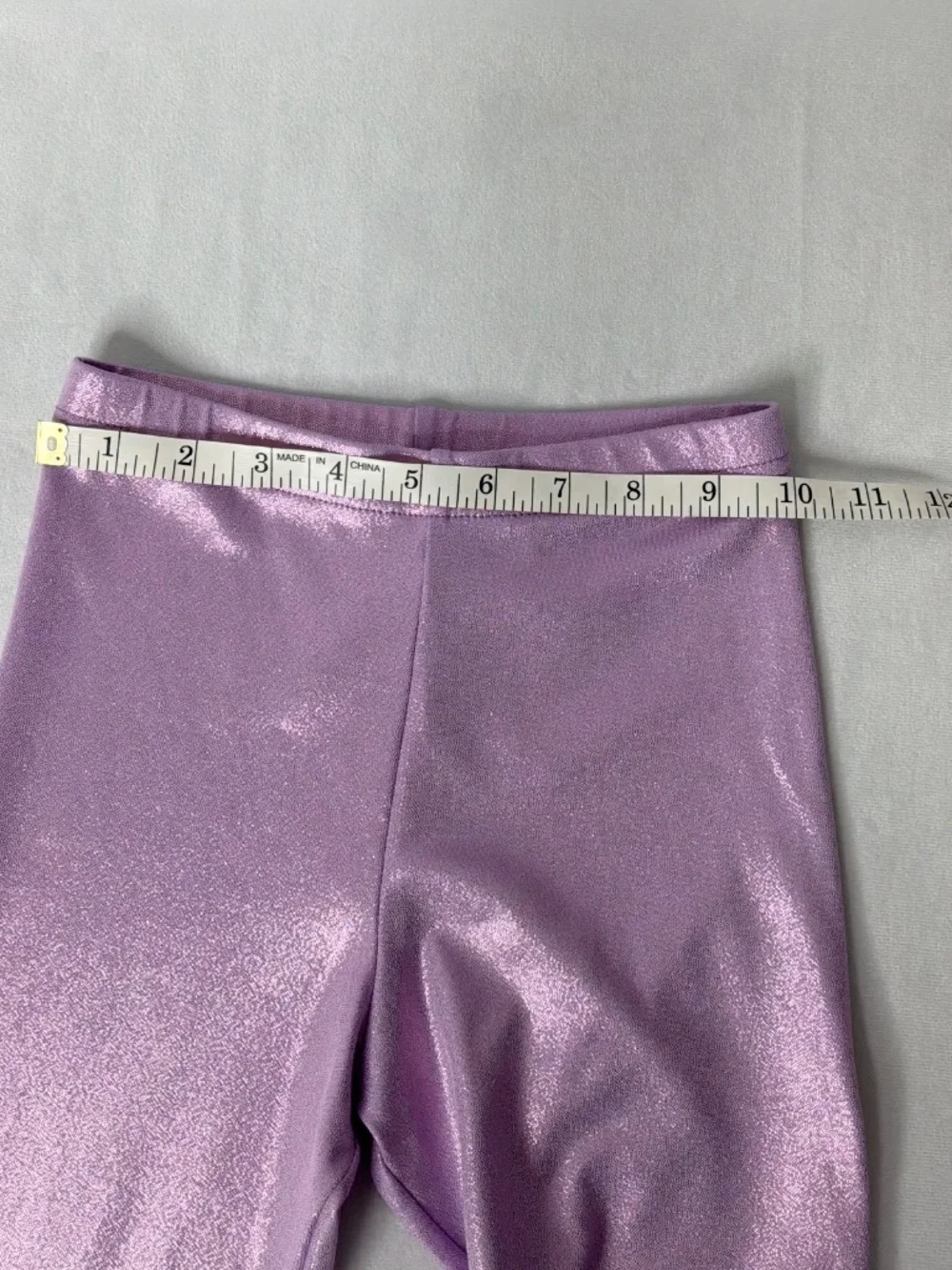 Old Navy Girls Pants Purple Sparkle Leggings & High-Rise Jegging Size 8